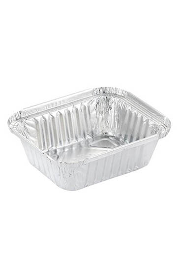 Alüminyum Kap 350 gr Dikdörtgen 100 Adet