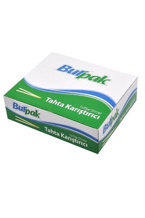 Burpak Bambu Tahta Karıştırıcı 11cm 400 Adet - 1