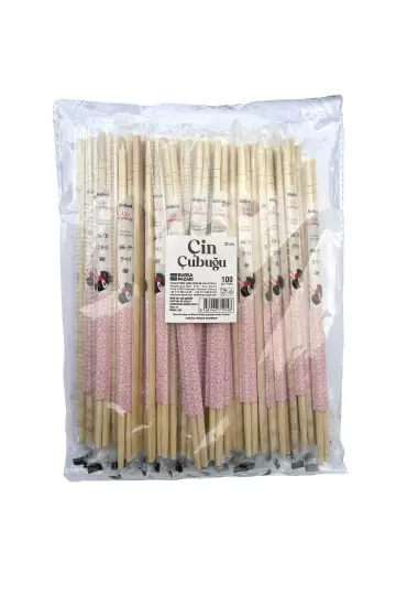 Burpak Çin Yemek Çubuğu-Chopsticks 23cm 100 Çift
