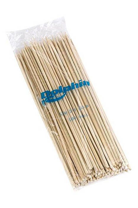Dolphin Bambu Çöp Şiş 20cm x 2,5 mm 100 Adet - 1