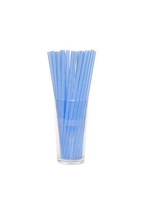 Dolphin Frozen Pipet Mavi 8mm x 26cm - 100 Adet - 1