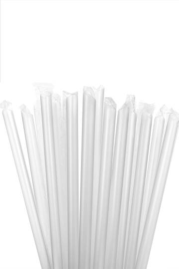 Dolphin Jelatinli Bubble Tea Şeffaf Pipet 12mm x 22cm - 50 Adet