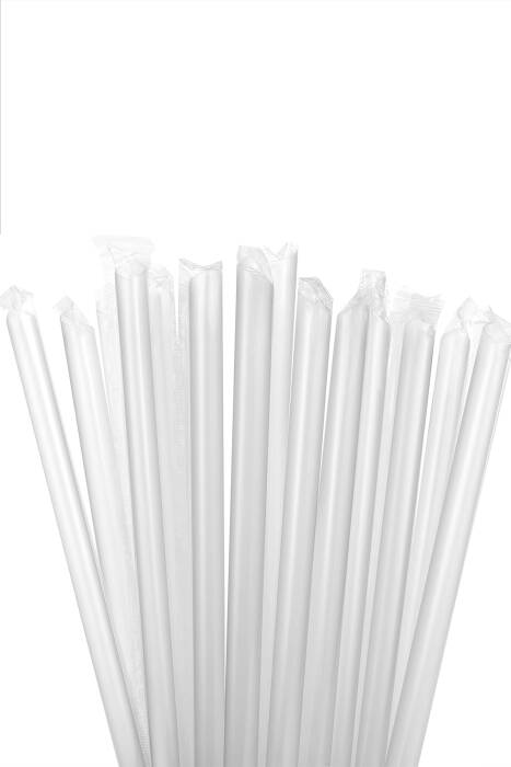 Dolphin Jelatinli Bubble Tea Şeffaf Pipet 12mm x 22cm - 50 Adet - 1