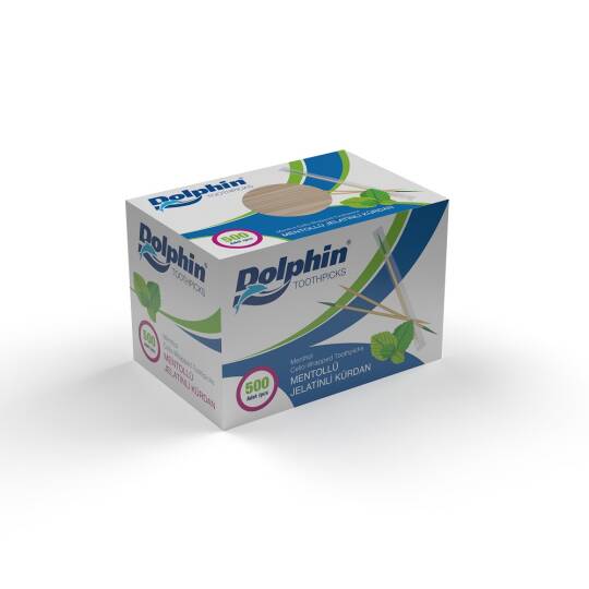 Dolphin Mentollü Jelatinli Kürdan 500 Adet