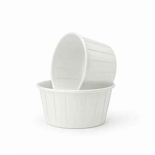 Dolphin Muffin Kek Kapsülü Beyaz Mini 50 Adet