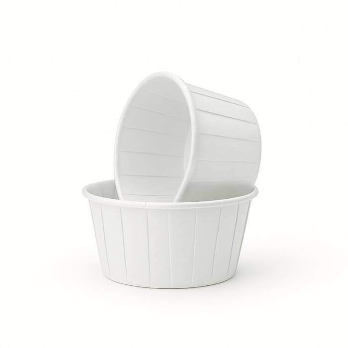 Dolphin Muffin Kek Kapsülü Beyaz Mini 50 Adet - 1