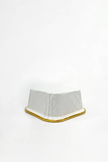 Dolphin Muffin Kek Kapsülü Kare Beyaz-Altın 25 Adet - 4