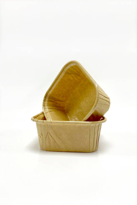 Dolphin Muffin Kek Kapsülü Kare Kraft 50 Adet - 1