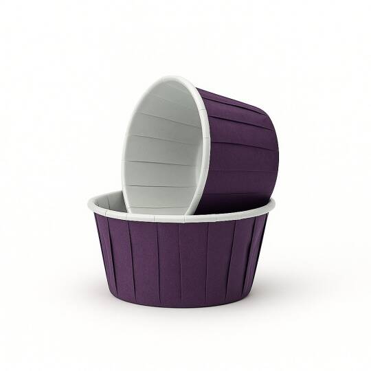 Dolphin Muffin-Kek Kapsülü Mat Mor 50 Adet