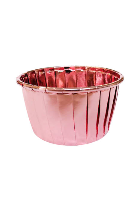 Dolphin Muffin-Kek Kapsülü Rose Gold 25 Adet - 1