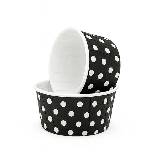 Dolphin Muffin-Kek Kapsülü Siyah Puantiyeli 50 Adet