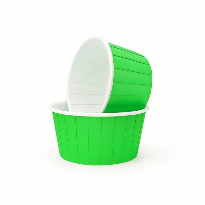 Dolphin Muffin-Kek Kapsülü Yeşil 50 Adet - 1