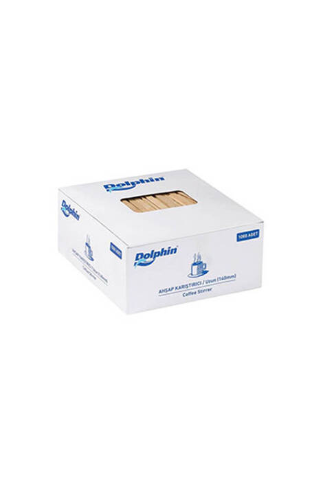 Dolphin Tahta Karıştırıcı 10cm 1000 Adet - 1