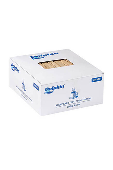 Dolphin Tahta Karıştırıcı 14cm 1000 Adet - 1