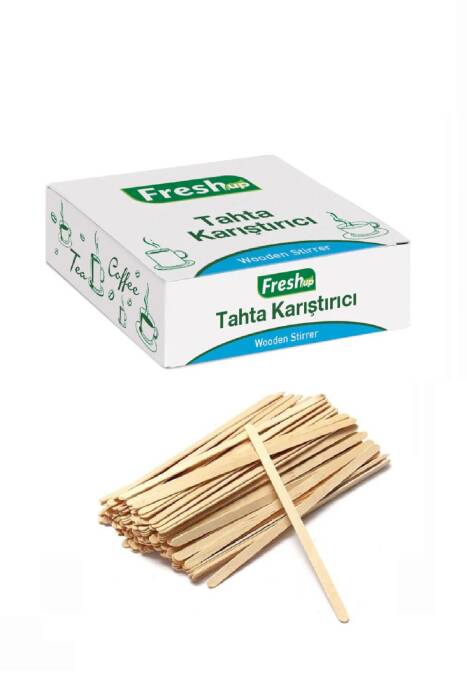 Fresh-Up Tahta Karıştırıcı 400 Adet - 1