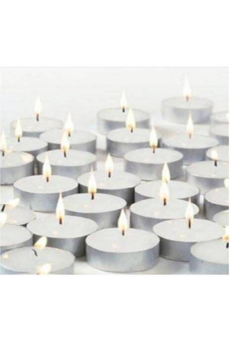 Roll-Up Beyaz Tealight Mum 7,5gr 100 Adet - 1