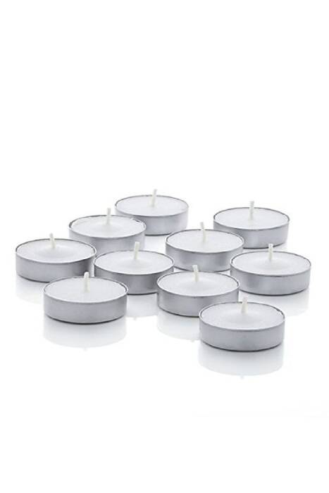 Roll-Up Beyaz Tealight Mum 8gr 100 Adet - 1