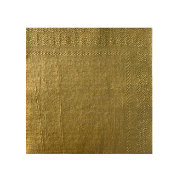 Roll-Up Kağıt Peçete Altın 33 x 33cm 20 Adet - 2