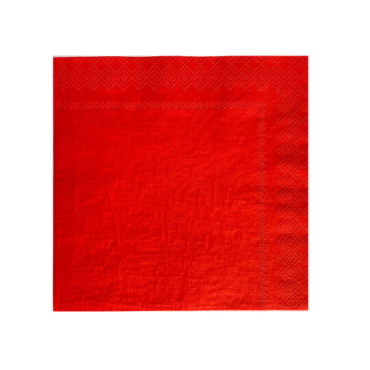 Roll-Up Kağıt Peçete Kırmızı 33 x 33cm 20 Adet - 2