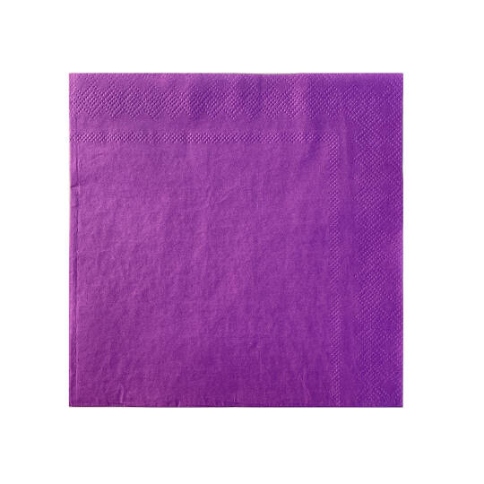 Roll-Up Kağıt Peçete Mor 33 x 33cm 20 Adet - 2