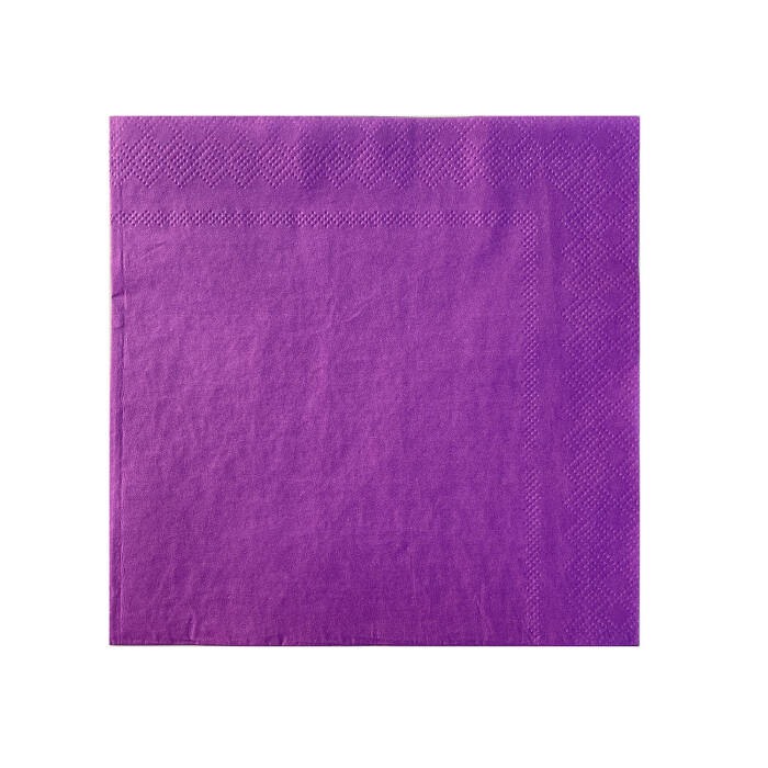 Roll-Up Kağıt Peçete Mor 33 x 33cm 20 Adet - 2