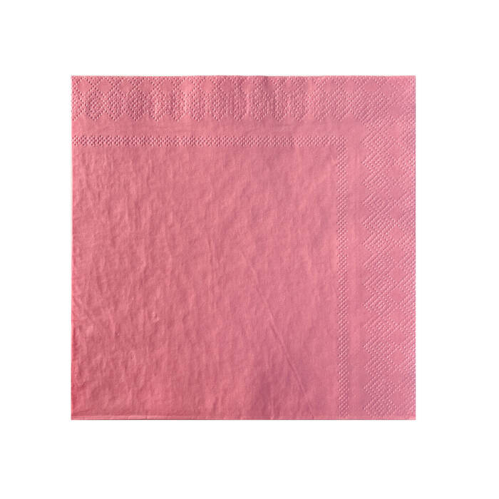 Roll-Up Kağıt Peçete Pembe 33 x 33cm 20 Adet - 2
