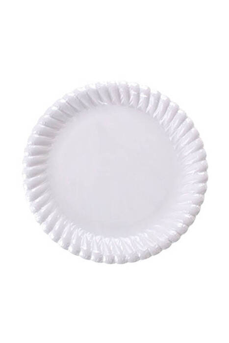 Roll-Up Karton Tabak Beyaz 23cm 10 Adet - 1