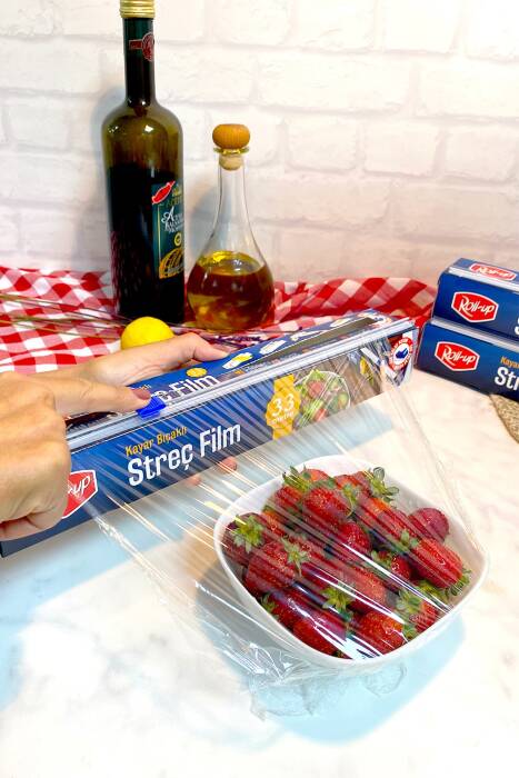 Roll-Up Kayar Bıçaklı Streç Film 30cm x 33 m 1 Adet - 7
