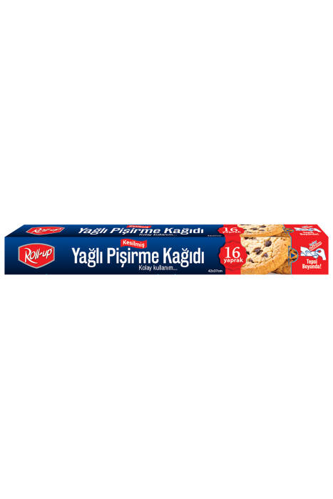 Roll-Up  Kesilmiş Pişirme Kağıdı 37cm x 42cm 16 Yaprak 1 Adet - 1