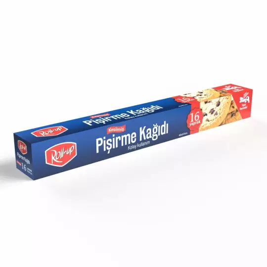 Roll-Up  Kesilmiş Pişirme Kağıdı 37cm x 42cm 16 Yaprak 1 Adet