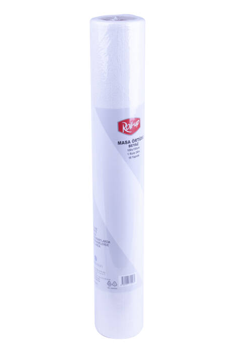 Roll-Up Rulo Kağıt Masa Örtüsü Beyaz 100 x 150cm 16 Yaprak 1 Rulo - 1