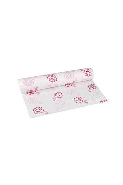 Roll-Up Rulo Kağıt Masa Örtüsü Çiçek Desenli 100 x 150cm 16 Yaprak 1 Rulo - 1