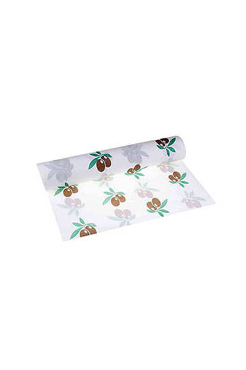 Roll-Up Rulo Kağıt Masa Örtüsü Zeytin Desenli 100 x 150cm 16 Yaprak 1 Rulo