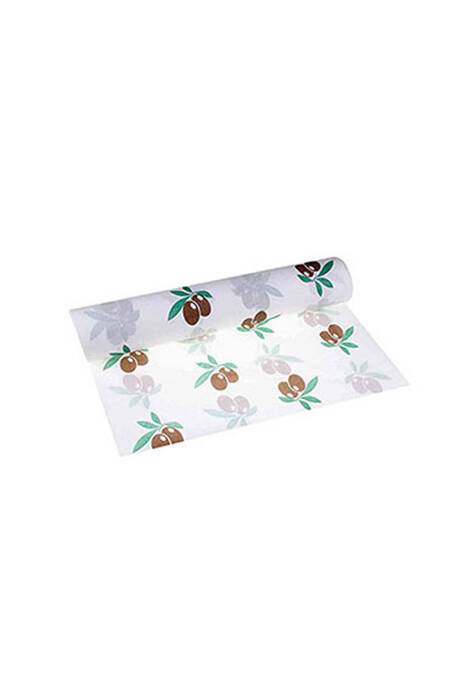 Roll-Up Rulo Kağıt Masa Örtüsü Zeytin Desenli 100 x 150cm 16 Yaprak 1 Rulo - 1